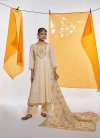 TEW Royal Cream Colour Cotton Digital Print With Embroidery And Khatli Work Kurti With Bottom Dupatta Online Wholesale